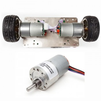 2Pcs 12V 24V Brushed DC Gear Motor Reduction DC Motor 8kg.cm 34.5*30.8mm