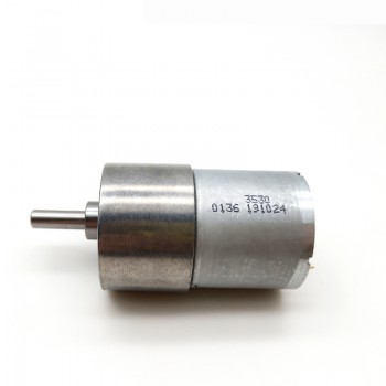 2Pcs 12V 24V Brushed DC Gear Motor Reduction DC Motor 8kg.cm 34.5*30.8mm