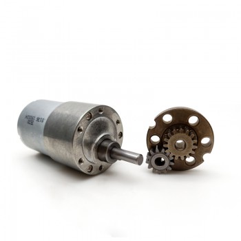 2Pcs 12V 24V Brushed DC Gear Motor Reduction DC Motor 8kg.cm 34.5*30.8mm