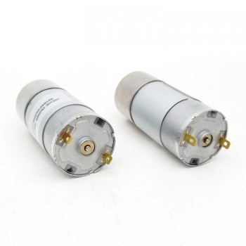 2Pcs 12V 24V Brushed DC Gear Motor Reduction DC Motor 10kg.cm 37*57mm