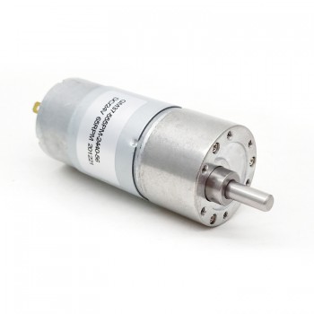 2Pcs 12V 24V Brushed DC Gear Motor Reduction DC Motor 10kg.cm 37*57mm