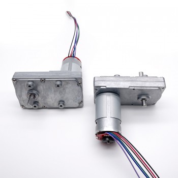 12V 24V Brushed DC Gear Motor with Encoder Reduction DC Motor 50kg.cm