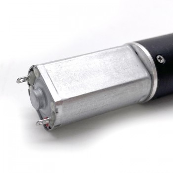 2Pcs 6V 12V Micro Brush Geared DC Motor with Gear Reducer 2.4 kg.cm 12-500 RPM