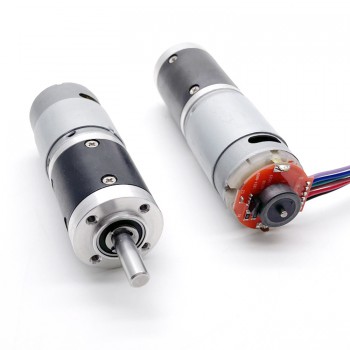 2Pcs 12V 24V Brush PMDC Motor DC Gear Motor with Gear Reducer 20kg.cm