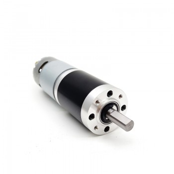 2Pcs 12V 24V Brushed DC Geared Motor with Planetary Gearbox 60kg.cm