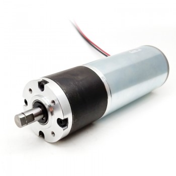 2Pcs 24V High Torque Brushed DC Geared Motor with Planetary Gearbox 10kg.cm