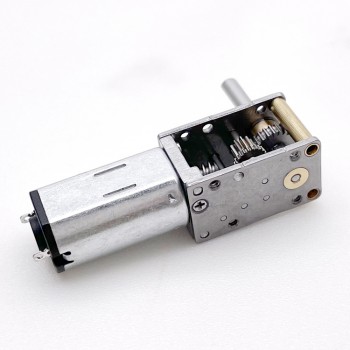 6V 12V Mini DC Worm Gear Motor 1kg.cm 12*20mm 90 Degree Output Shaft