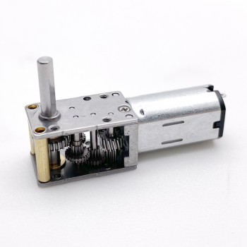 2Pcs 6V 12V Mini DC Worm Gear Motor 1kg.cm 12*20mm 90 Degree Output Shaft