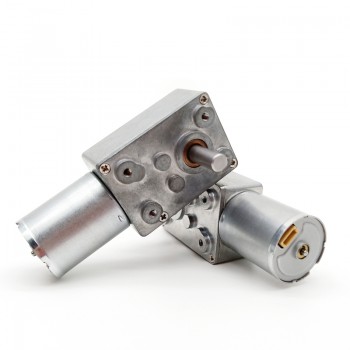 2Pcs 12V 24V Brushless DC Worm Gear Motor 8kg.cm 4500RPM 32*76.8mm