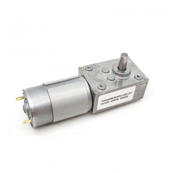 2Pcs 12V 24V High Torque DC Worm Gear Motor Permanent Magnet 10kg.cm 40*58mm