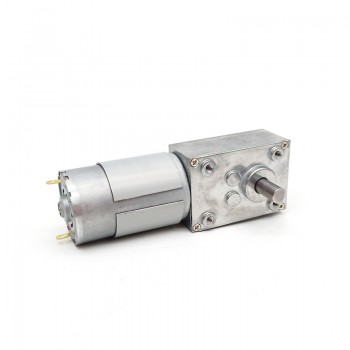 2Pcs 12V 24V High Torque DC Worm Gear Motor Permanent Magnet 10kg.cm 40*58mm