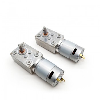 2Pcs 6V 12V High Torque DC Worm Gear Motor Permanent Magnet 8kg.cm 32*46mm