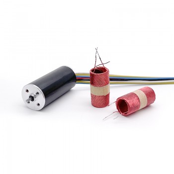 12V 24V Round Electric BLDC Coreless Motor 32.6g.cm 16mm*36mm 2mm Shaft