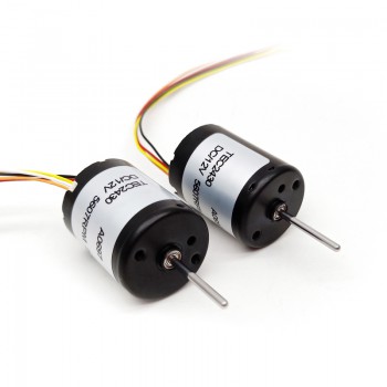 2Pcs 12V 24V BLDC Motor Brushless DC Motor 50g.cm 5000RPM-8000RPM 22mm*30mm