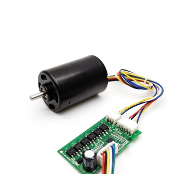2Pcs 12V 24V High Torque Brushless DC Motor BLDC Motor Built-in Drive 500g.cm 5000RPM