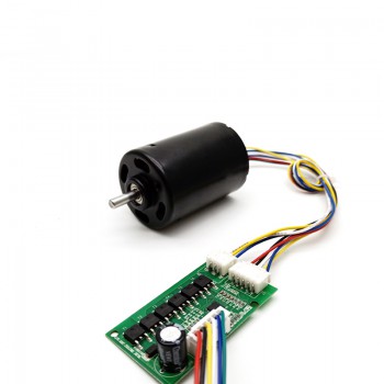 2Pcs 12V 24V Brushless DC Motor Electric BLDC DC Motor 500g.cm 21-24W 5000RPM
