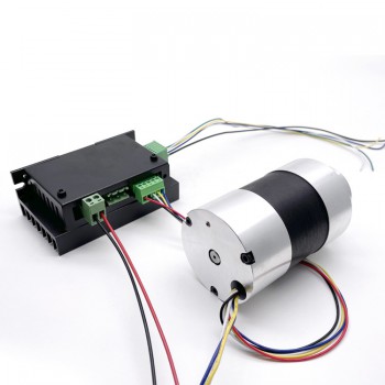 2Pcs 12V 24V Brushless DC Motors High Torque DC BLDC Motor 2kg.cm 800-8000RPM