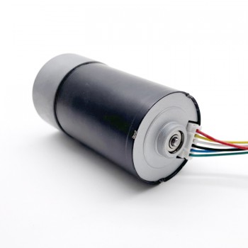 2Pcs 12V 24V Brushless DC Motor with Spur Gearbox High Speed BLDC Motor 4-850RPM 0.7-10kg.cm