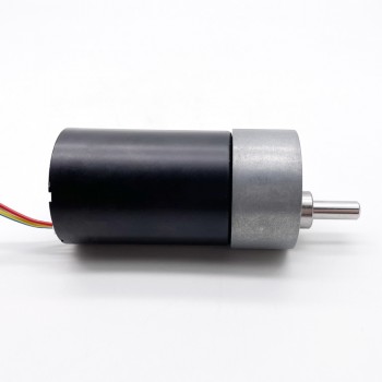 2Pcs 12V 24V Brushless DC Motor with Spur Gearbox High Speed BLDC Motor 4-850RPM 0.7-10kg.cm