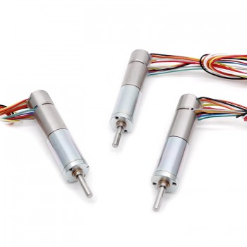 2Pcs 6V 12V Coreless Brushless Motor DC Brushless Gear Motor Planetary Gear 12mm