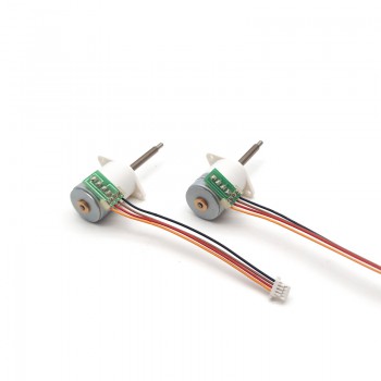 2Pcs 5V Micro DC Stepper Gear Motor with Gearbox Small DC Gear Motor 18° 500mA 700g,cm 2 Phase