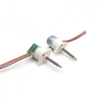 2Pcs 5V Micro DC Stepper Gear Motor with Gearbox Small DC Gear Motor 18° 500mA 700g,cm 2 Phase