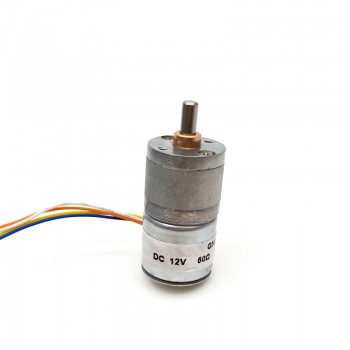 12V 2 Phase DC Gear Motor 7.5° 100-120mA Gear Ratio 1/75 Permanent Magnet Stepper Motor