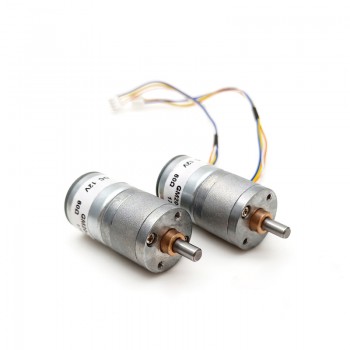 2Pcs 12V 2 Phase DC Gear Motor 7.5° 100-120mA Gear Ratio 1/75 Permanent Magnet Stepper Motor