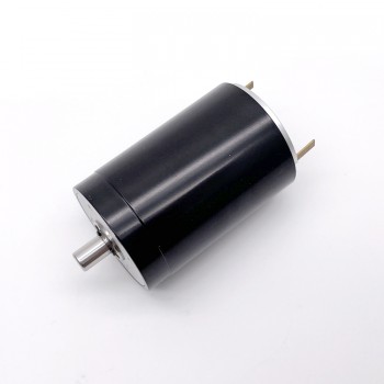 2Pcs 24V DC Coreless Brushed Motor 1300-1500mA 400g.cm 5500-6900r/min 70W 35mmx53mm