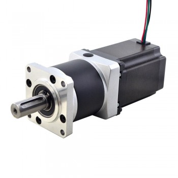 Nema 23 Stepper Motor with 10:1/20:1/50:1 Planetary Gearbox 2.9A Φ14mm 57 x 57mm Key-way Shaft CNC