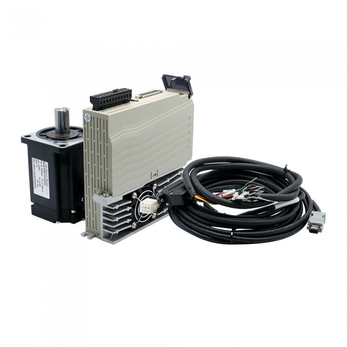 400W / 600W / 750W / 1000W AC Servo Motor & Driver Kit 110V / 220V 1.27Nm-3.8Nm For CNC Engraver