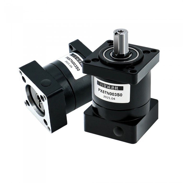 PX57 Planetary Gearbox Speed Reducer For Nema 23 Stepper Motor Input Shaft 8mm