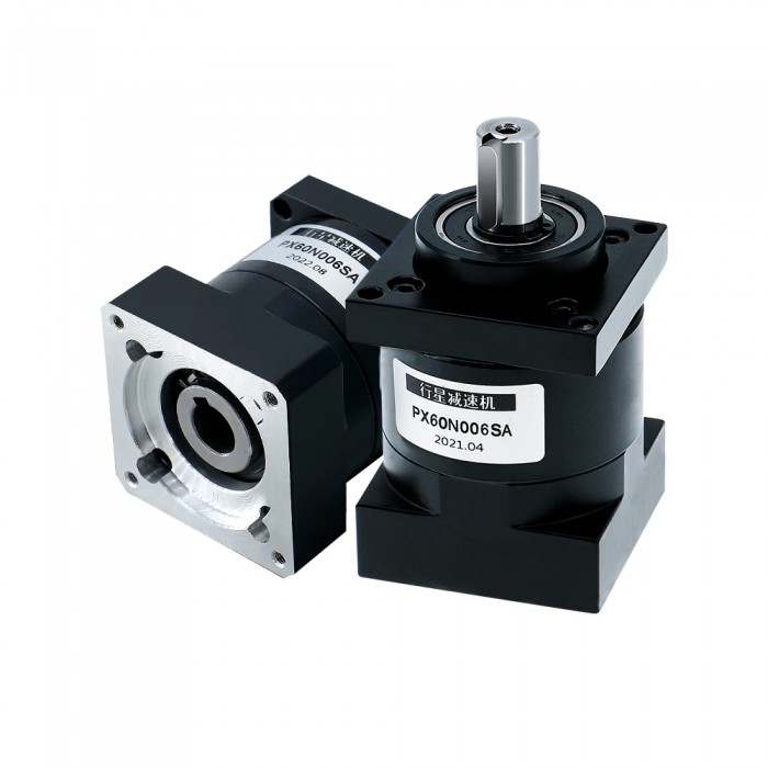 Planetary Reducer PX60 Ratio 4/6/10/16/24/36/64/96/144/216 Max 40N.m Suit For Nema24 60 Stepper Motor