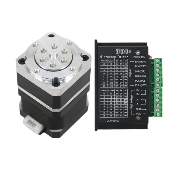 Neme 17 Stepper Motor + Harmonic Gear Speed Reducer + Stepper Driver Kit