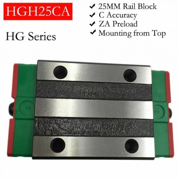 HIWIN Linear Guide Blocks HGH15CA HGH20CA HGH25CA HGH35CA Slider Linear Rail Block Carriage CNC