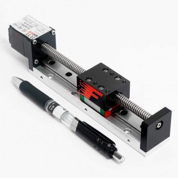 FSL30 Mini Linear Stage Slide Guide CNC Screw Lead Motion Table with Nema 14 Stepper Motor