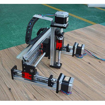 Gantry Linear Guide Stage XYZ Slide Table X=100mm,Y=100mm, Z=50mm Stroke Linear Stage Module