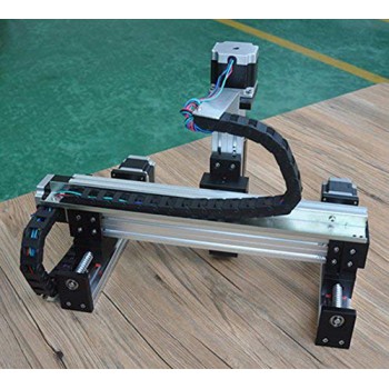 Gantry Linear Guide Stage XYZ Slide Table X=100mm,Y=100mm, Z=50mm Stroke Linear Stage Module