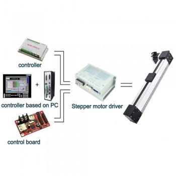 FBL80 Linear Actuator High Speed Belt Drive CNC Linear Guide Slide Rail with Nema34 Stepper Motor