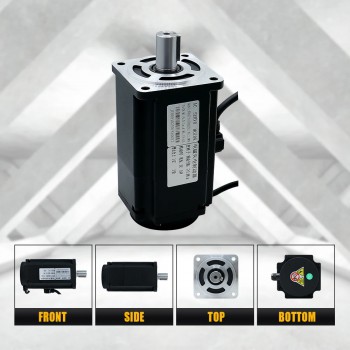 400W / 600W / 750W / 1000W AC Servo Motor & Driver Kit 110V / 220V 1.27Nm-3.8Nm For CNC Engraver