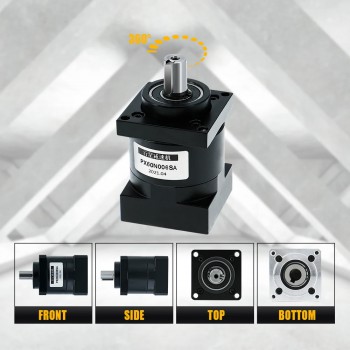 Planetary Reducer PX60 Ratio 4/6/10/16/24/36/64/96/144/216 Max 40N.m Suit For Nema24 60 Stepper Motor