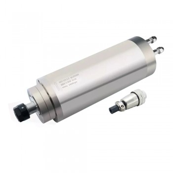 5.5KW Round Water Cooling Spindle Motor Ceramic 400Hz 24000RPM ER25 125mm Diameter