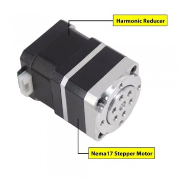 Neme 17 Stepper Motor + Harmonic Gear Speed Reducer + Stepper Driver Kit