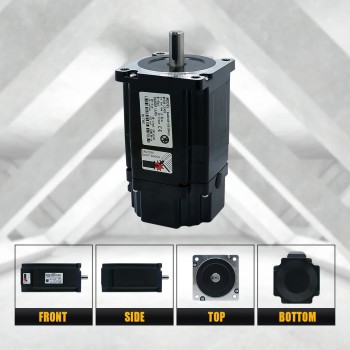 HLTNC Nema 34 Close Loop Stepper Motor Kit 1.8deg 4.5N.m (643Oz.in) Without Brake & HBS86 Driver