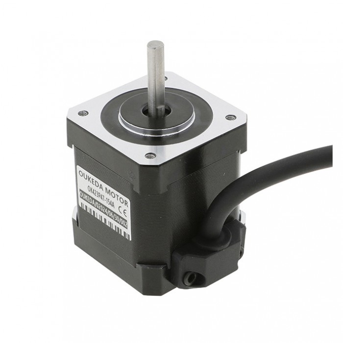 Oukeda NEMA 17 Stepper Motor 1.2 Deg 32Ncm 3 Phase 1.5A 5.4VDC D-cut 42X42mm
