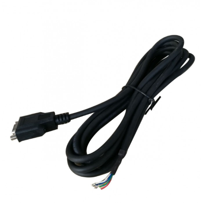 Leadshine DB15 Plug Closed Loop Motor Encoder Cable 6 Wires for NEAM 23, 24, 34