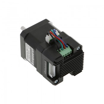 OUKEDA Integrated Nema 17 Stepper Motor with Controller 1.8 Deg 0.44Nm (62.30 oz-in) 1.68A 2 Phase 12-40VDC
