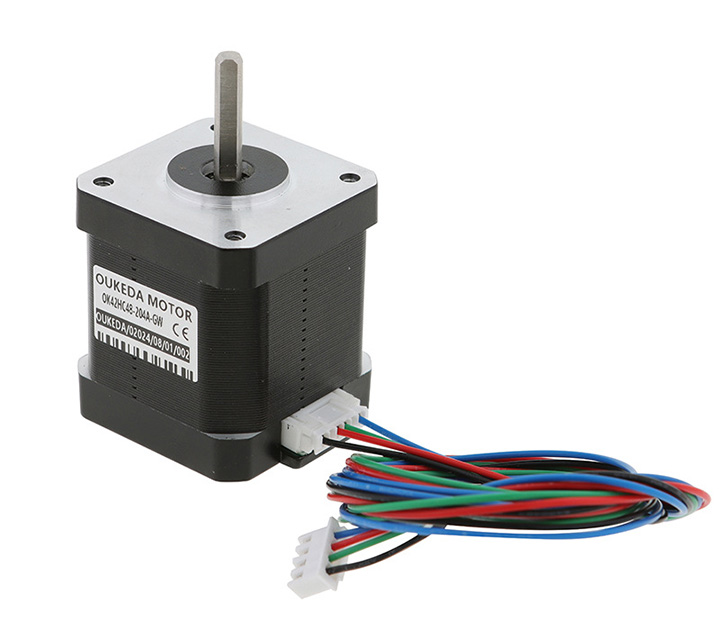 Buy OK42HC48-204A-GW Oukeda Nema 17 High Temp Stepper Motor 1.8deg