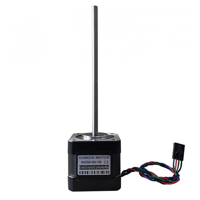Oukeda Nema 17 Non-captive Stepper Motor 1.8 deg 49Ncm(69.38 oz.in) 40mm Stack Lead Screw 110mm