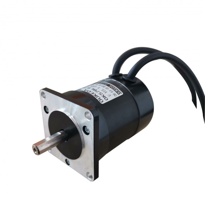 Oukeda Brushless DC Motor 2 Phase 22Ncm 24V 3000RPM Φ57mm BLDC Motor